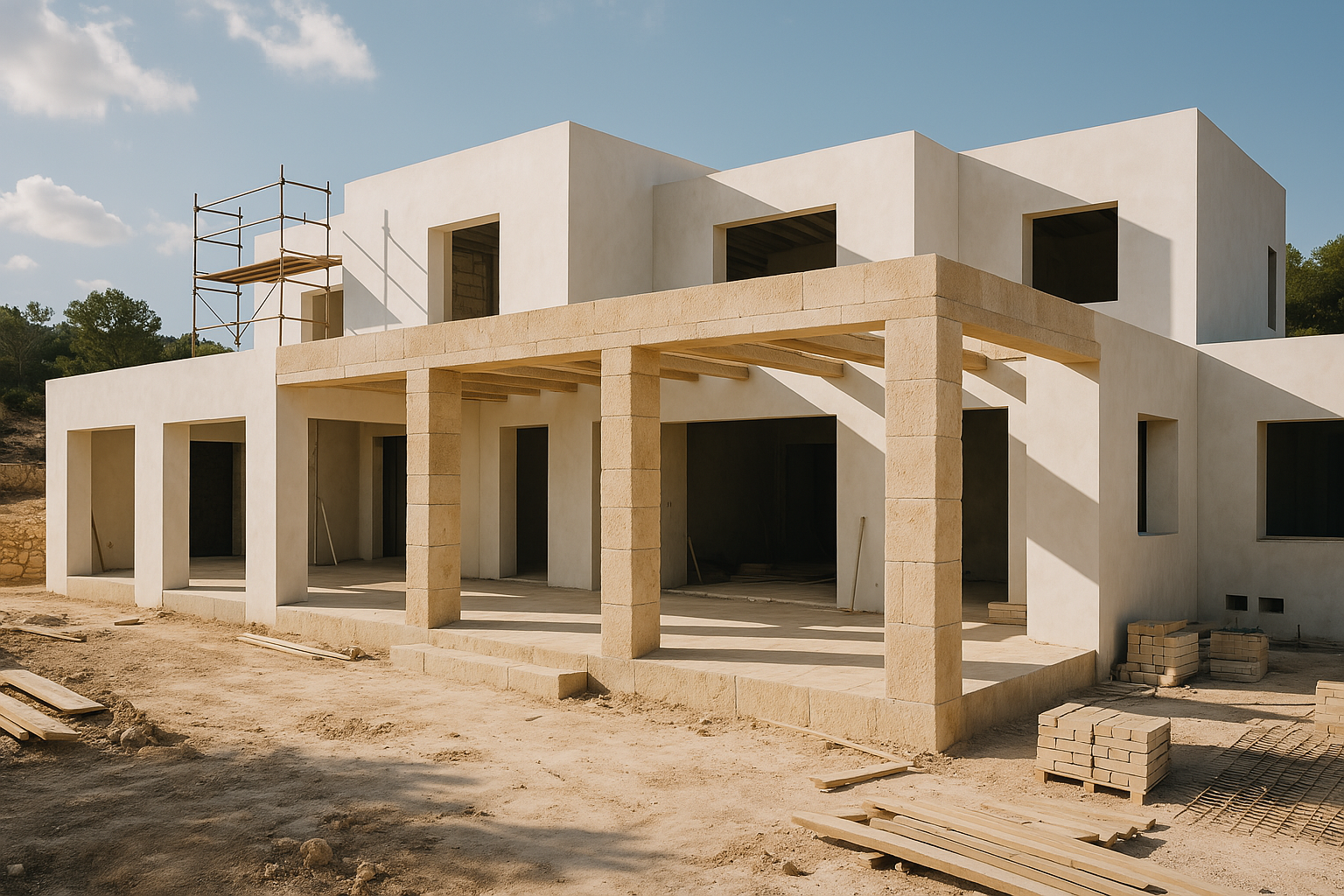 Casa reformada en Ibiza con materiales naturales y criterios sostenibles