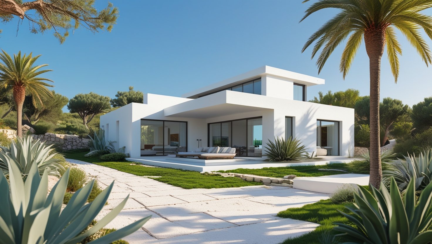 Vivienda unifamiliar de obra nueva en Ibiza