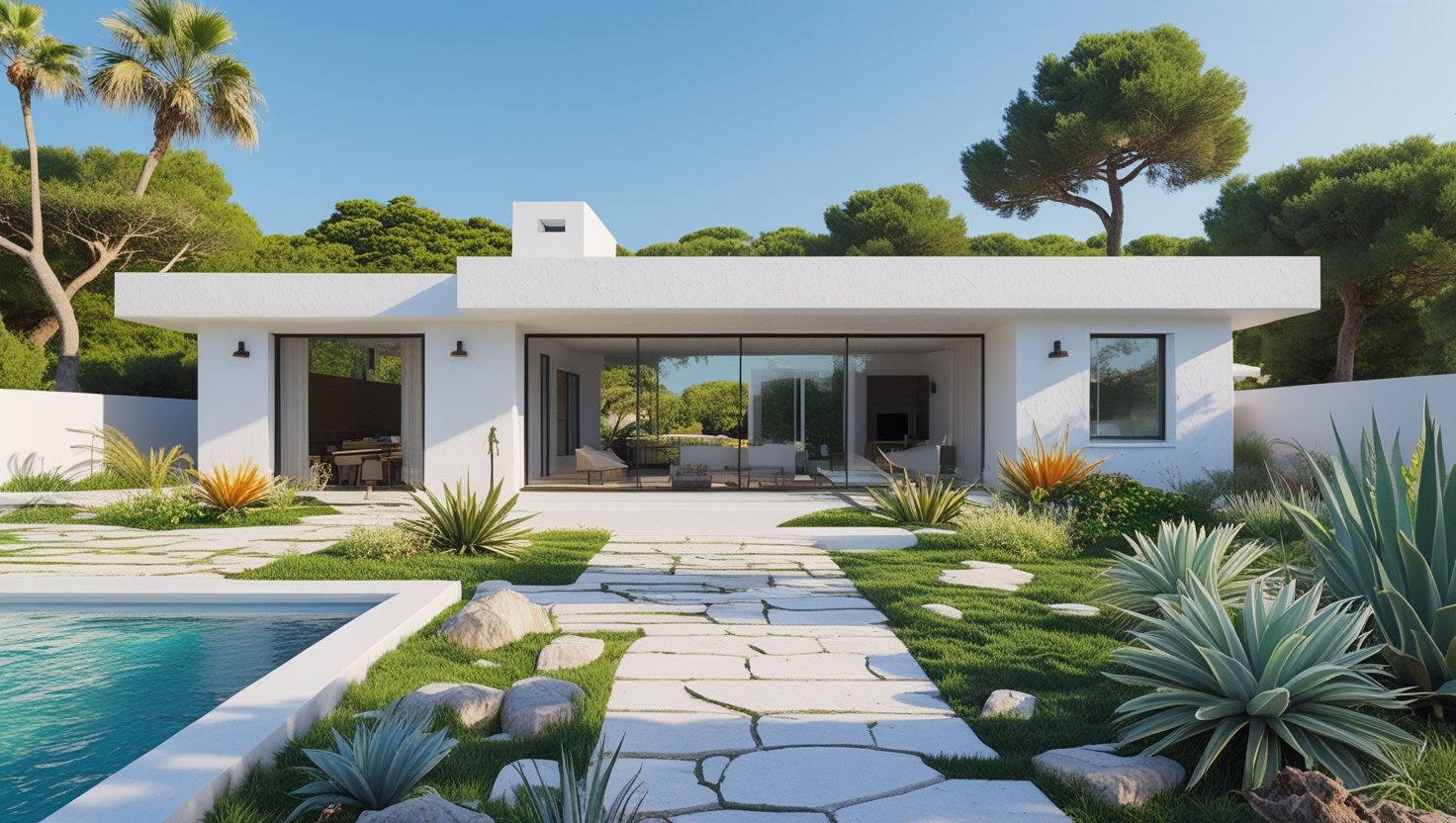 Casa vacacional construida en Ibiza